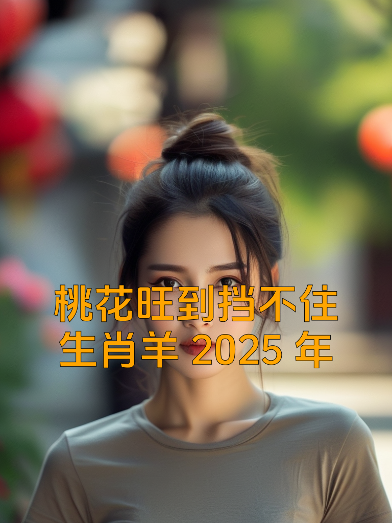 桃花旺到挡不住：生肖羊2025年