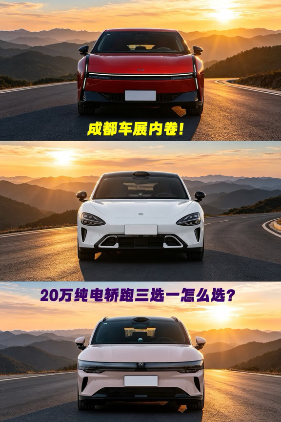 逛完成都车展，三台纯电轿跑怎么挑？