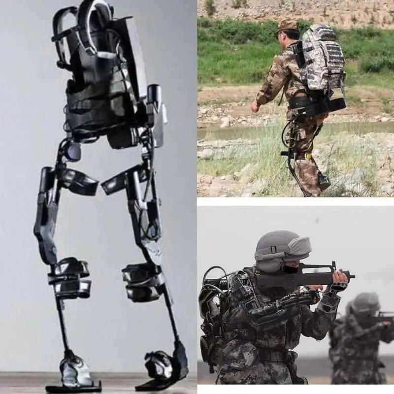 目前中国部队现役的“机甲”，主要是指军用外骨骼装备，而装甲车则有轮式、履带式等多