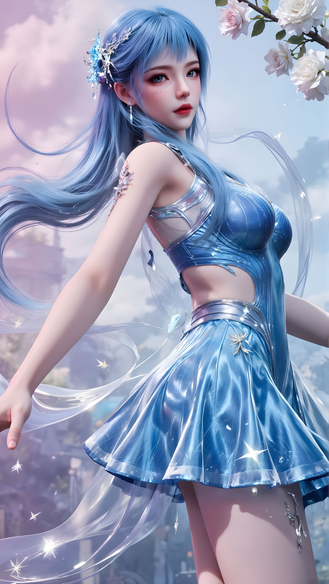 斗罗大陆2动画冰天雪女【精致美图】这几张有点俏皮可爱～​​​