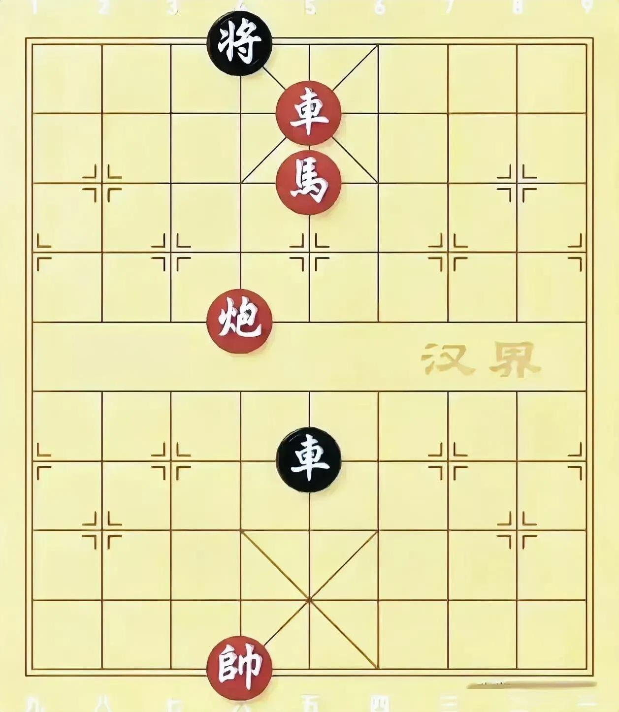 这盘残局很有意思，谁能把它解成红胜棋，那他就是高手中的高手！[玫瑰][玫瑰][
