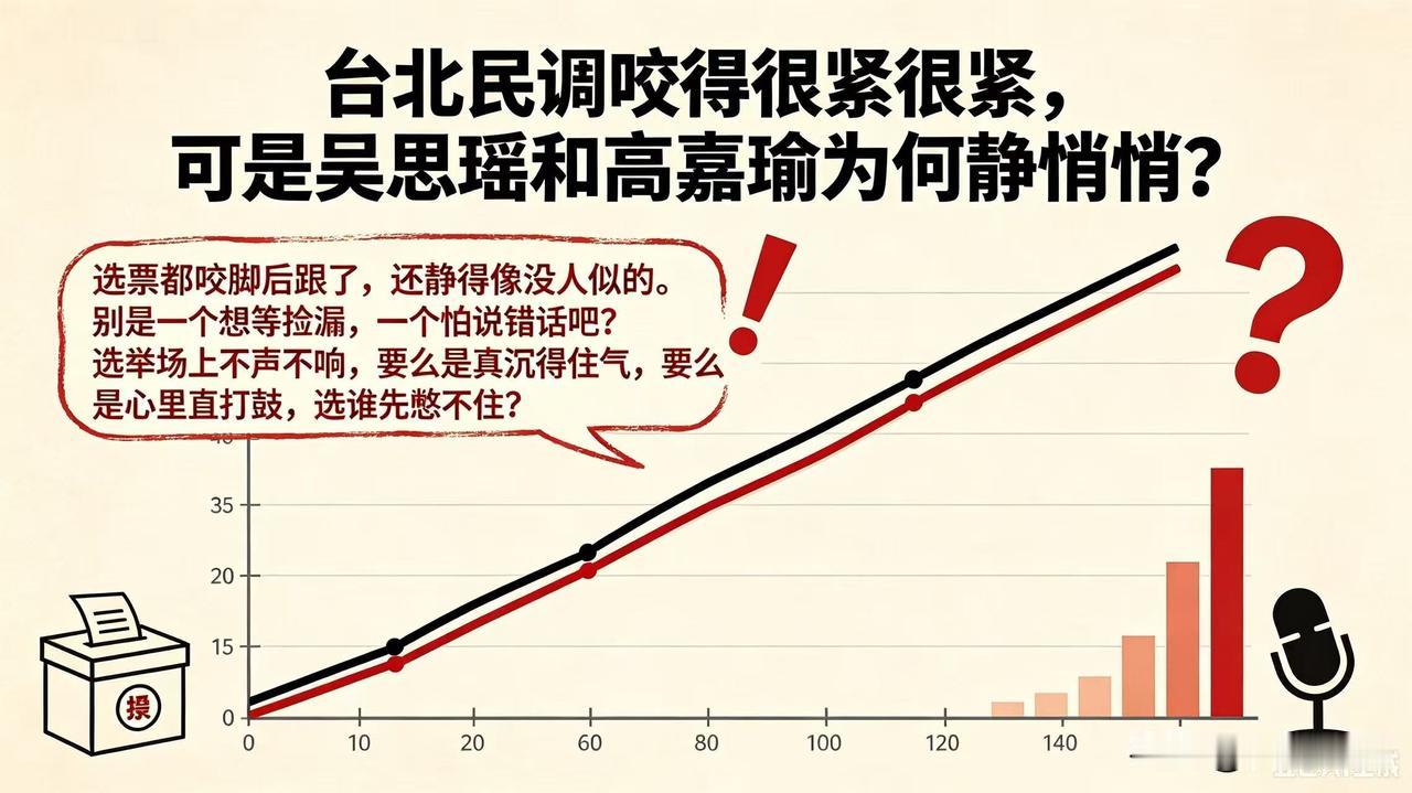 台北民调咬进误差里，绿营反而静悄悄一点动静都没有？沈伯洋民调追到误差范围内，按