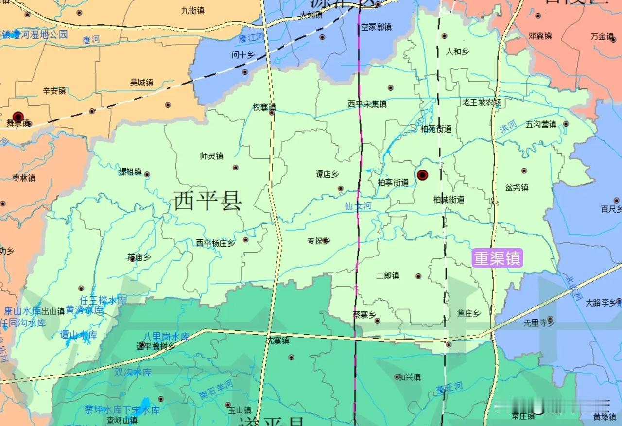 西平县重渠乡撤乡设镇——2025年河南省第24个行政变化5月23日，西平县重渠