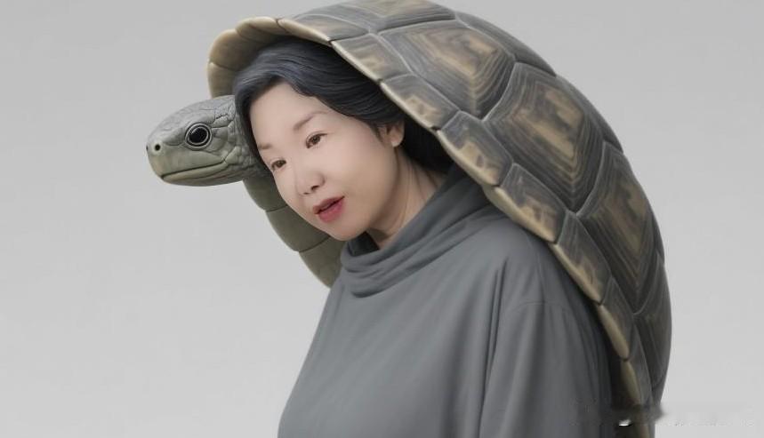 杜大娘，真是个实打实的“缩头乌龟”。她在网上一会儿嚷嚷着要和许敏连麦，又是告这