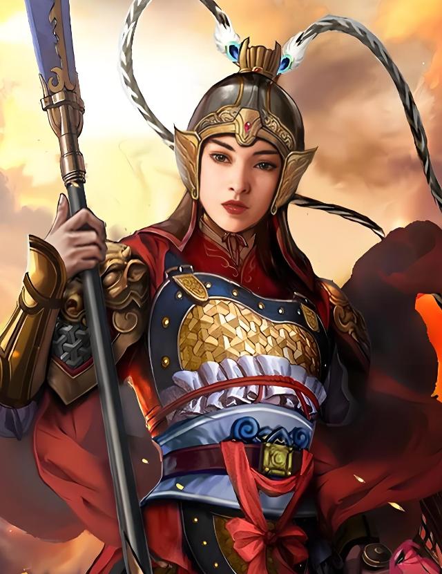 辽国女将韩翠娥生擒了杨文广，把他带到女营，杨文广性子倔强，扭头不看她，韩翠娥笑着