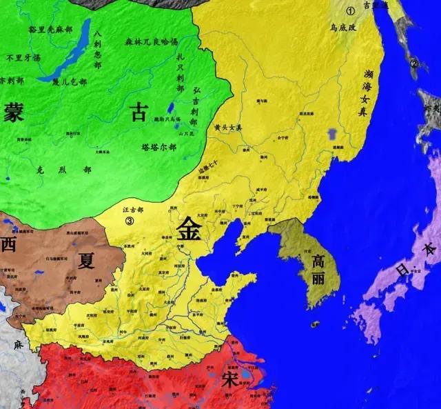 感觉金国是有机会统一天下的，可惜后面几个皇帝不行，从太祖完颜阿骨打建立金朝以来，