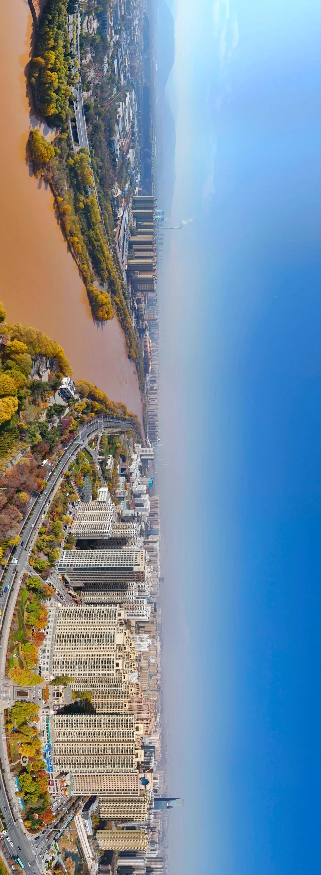 全景视角看兰州安宁，你能找到你家不全景相机全景照片航拍城市达人计划航拍