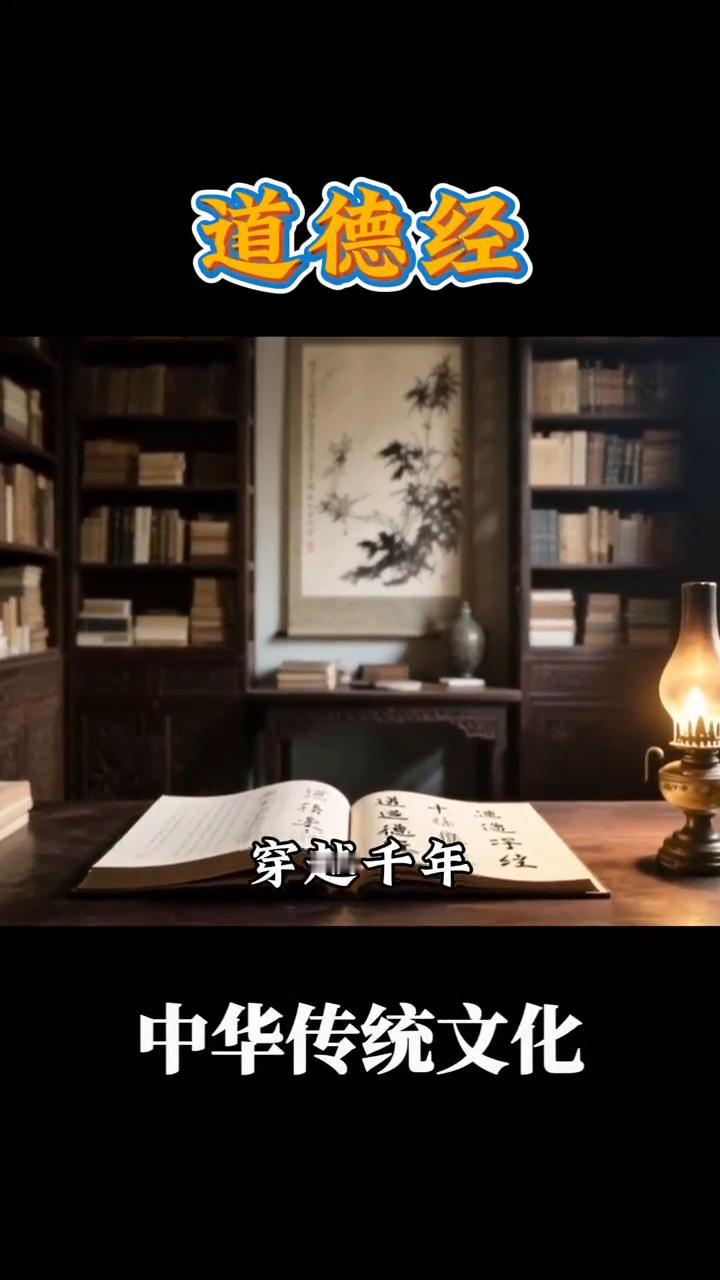 道德经，中华传统文化。五千言的智慧，穿越千年，依然照亮我们的心灵。道德经不仅是