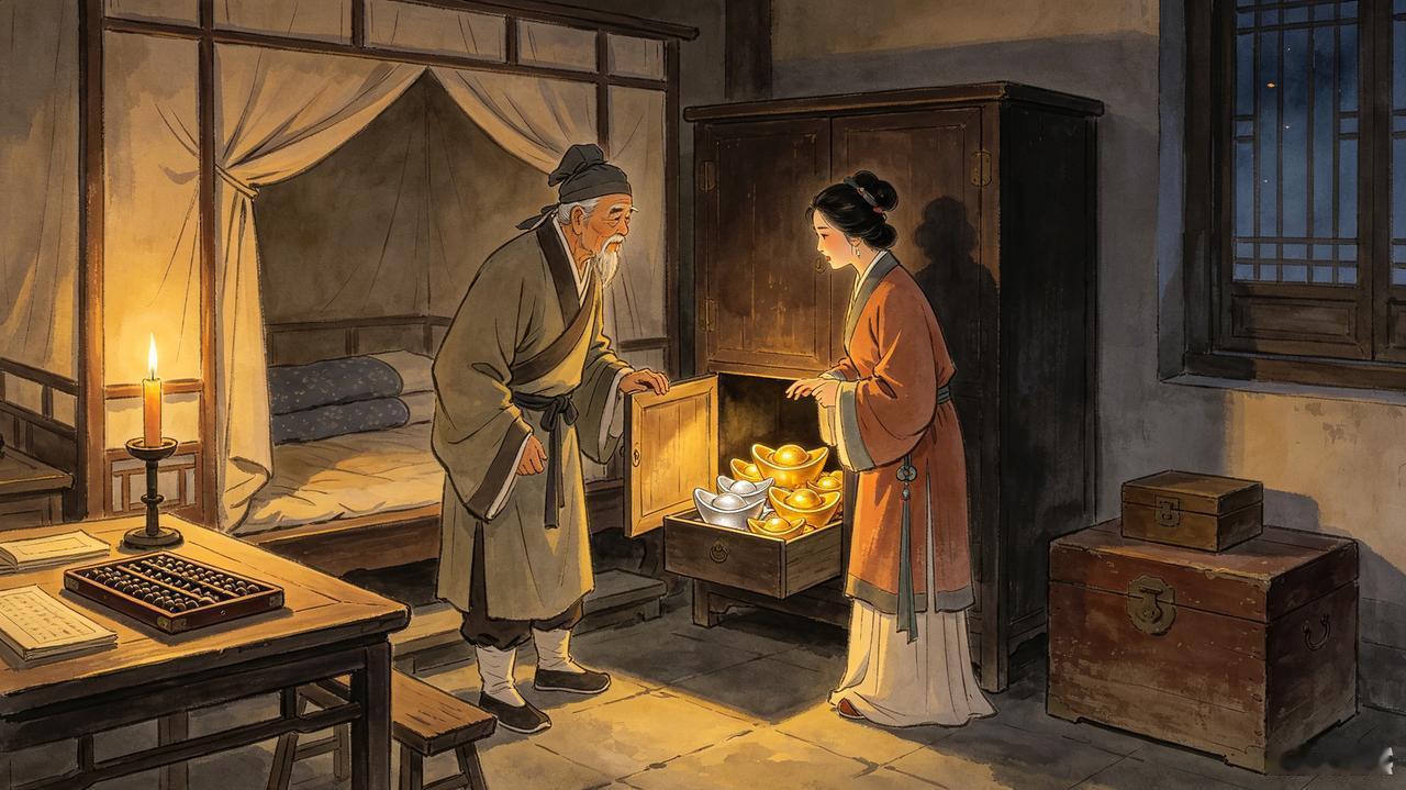 驻马店的张汝娶妻黄氏，夫妻感情一直不和。每次吵完架，张汝总要嚷嚷：“等我有钱了，