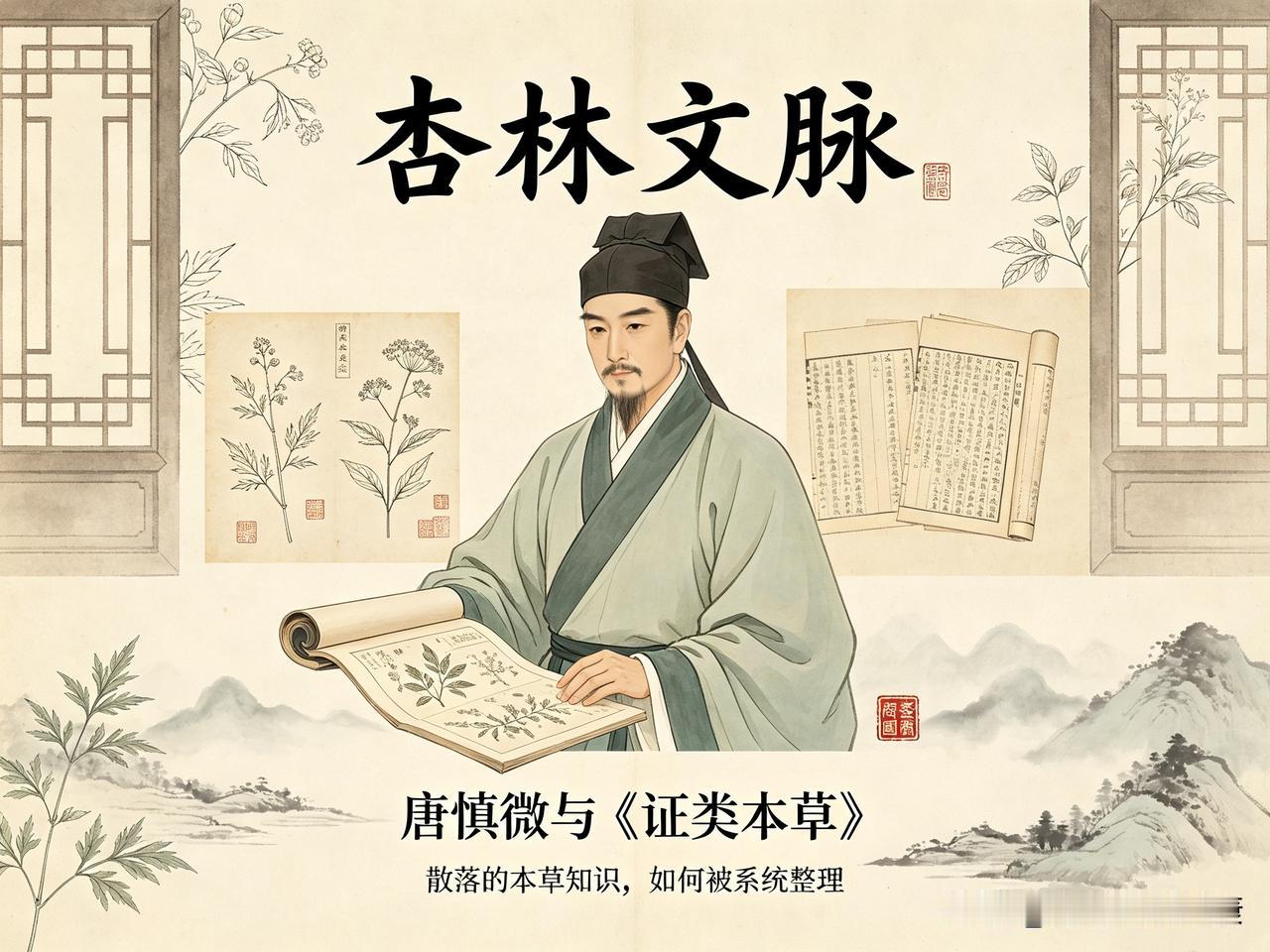 他不是名医，却改写了中医药典：唐慎微和《证类本草》的故事很多人知道李时珍，