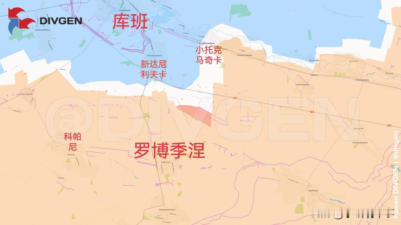 10月23日箭头社更新俄乌战报：图一：俄军继续在扎波罗热州的罗博季涅村以北推