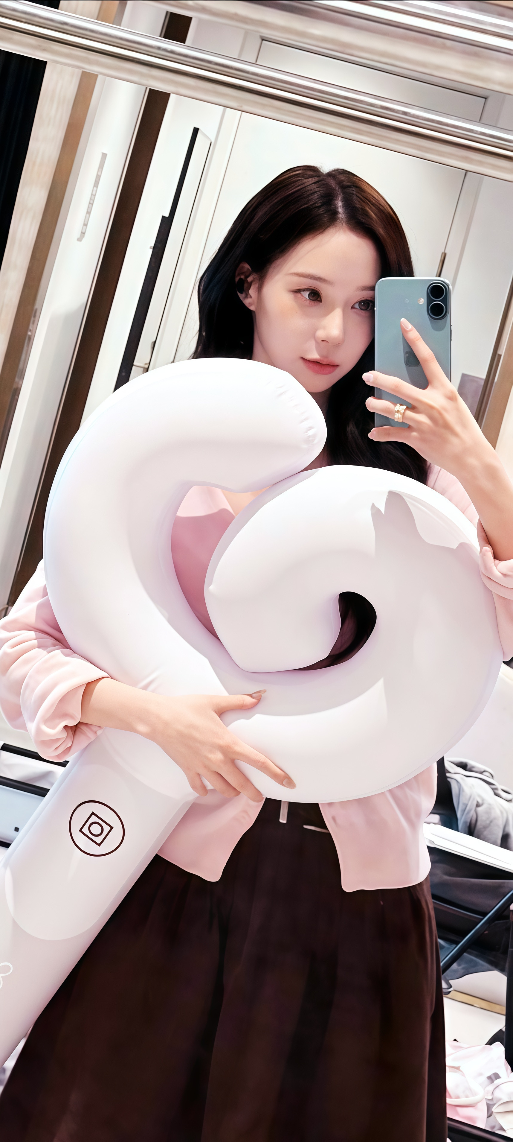 金玟庭winter粉色系头像壁纸这一组完全少女动漫的女主啊​​​