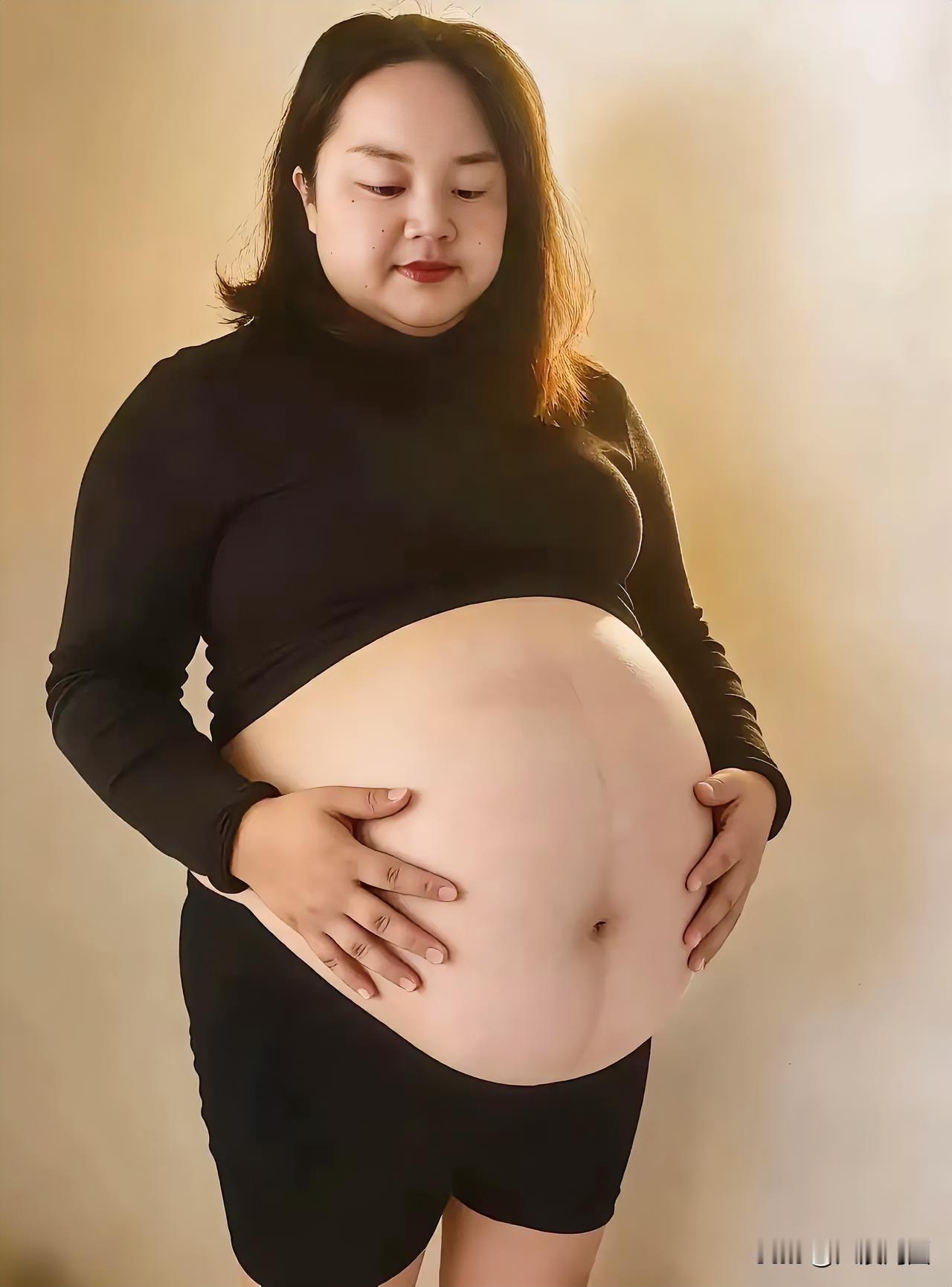 孕晚期大肚照，感受生命的奇迹🤰💕