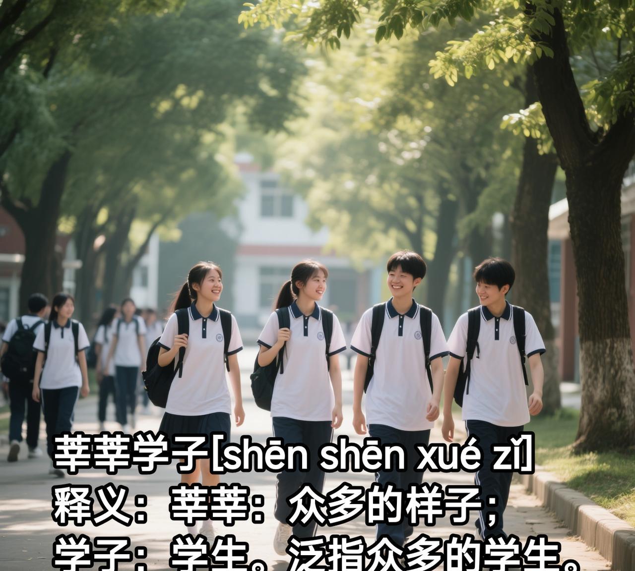 最近，到一个县参加会议，又一次听到把莘莘学子[shēnshēnxuézǐ]