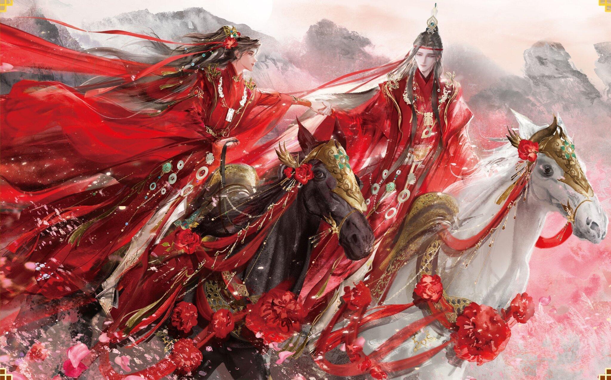 魔道祖师动画蓝忘机魏无羡天生一对呀~长阳老师太会画了！魔道祖师​​​