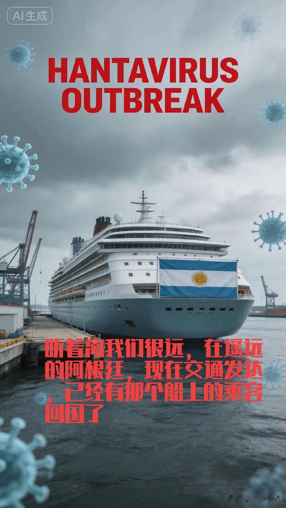 这次阿根廷汉坦病毒爆发，出现人传人的病例，是一个非常危险的信号，病毒一旦变异，又