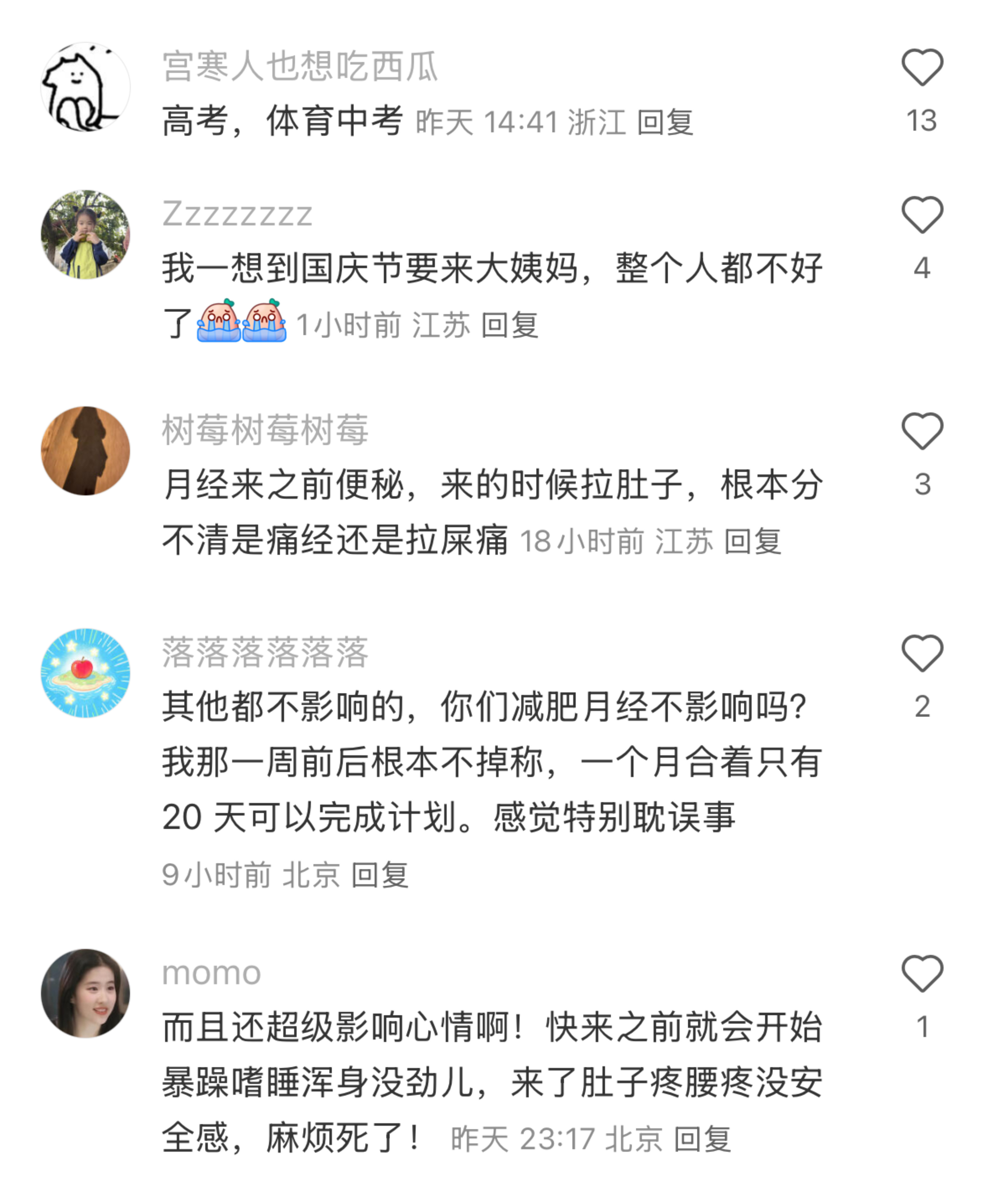 突然发现有这么多事都要考虑经期
