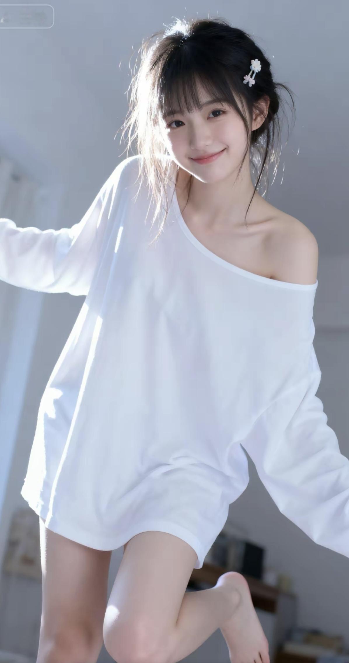 轻纱拂面，笑靥如花。治愈系少女写真怎么拍清纯甜美的样子漂亮吗