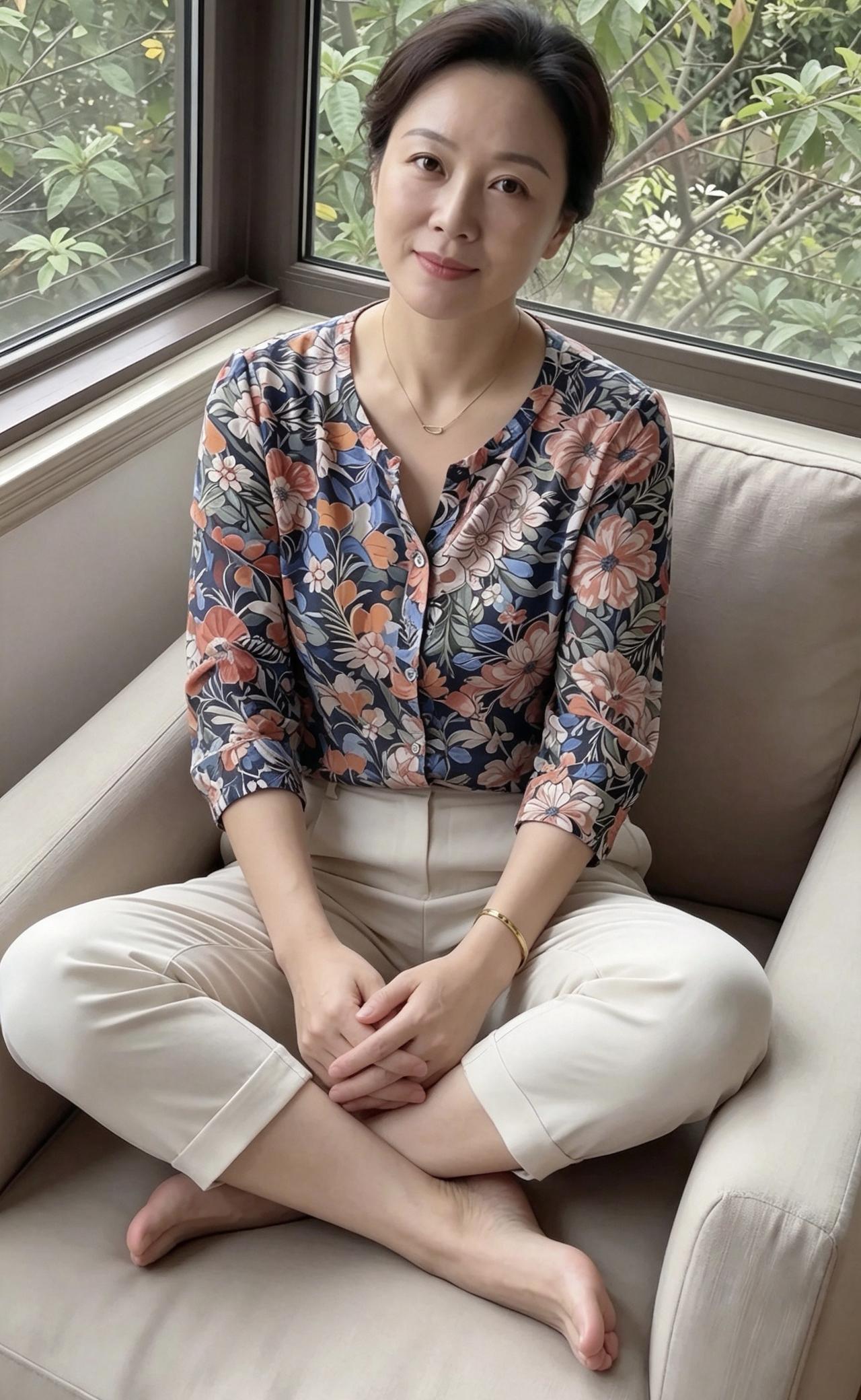 阿姨的气质你学不来