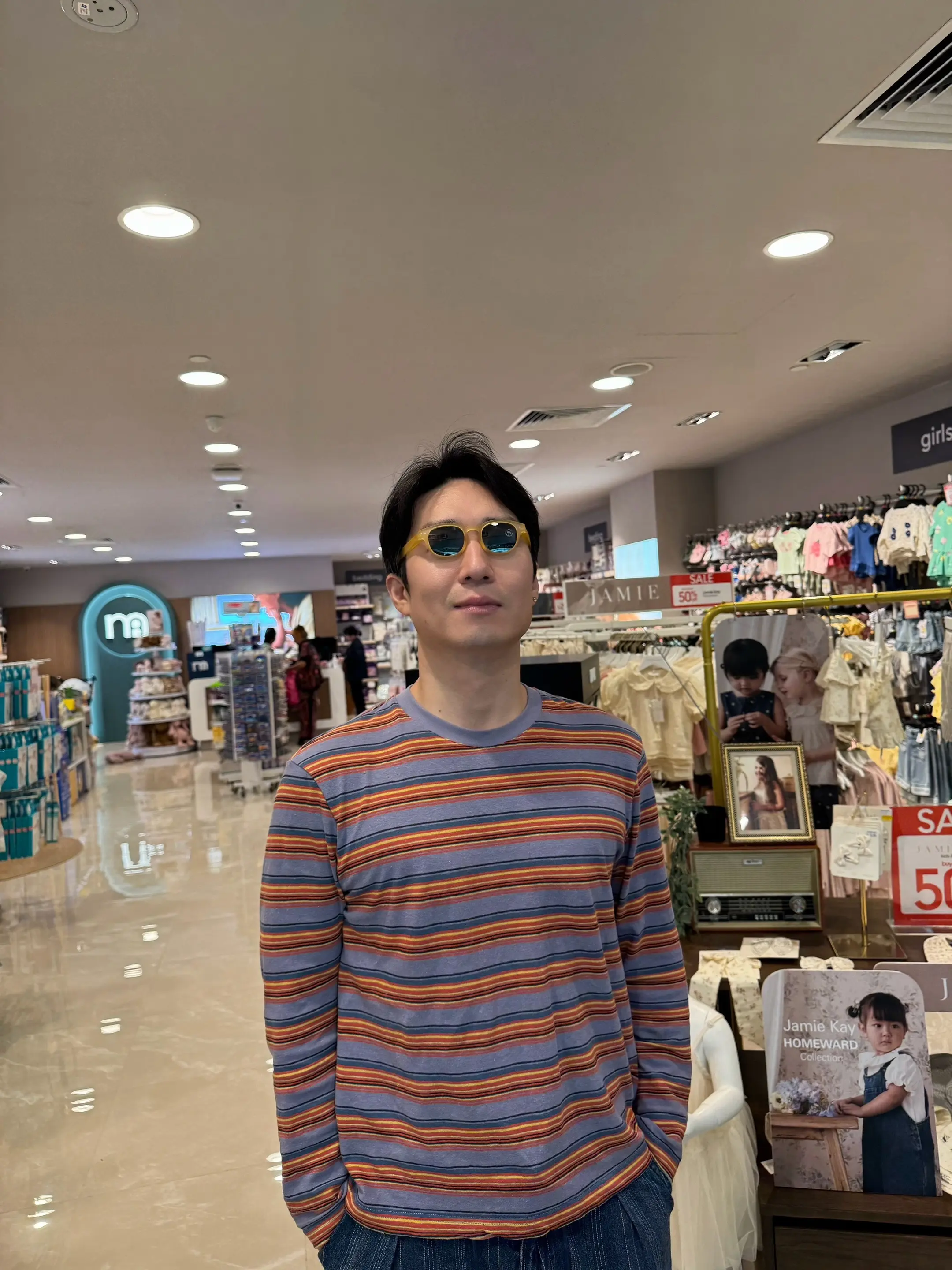 大眼镜 配小脸😎