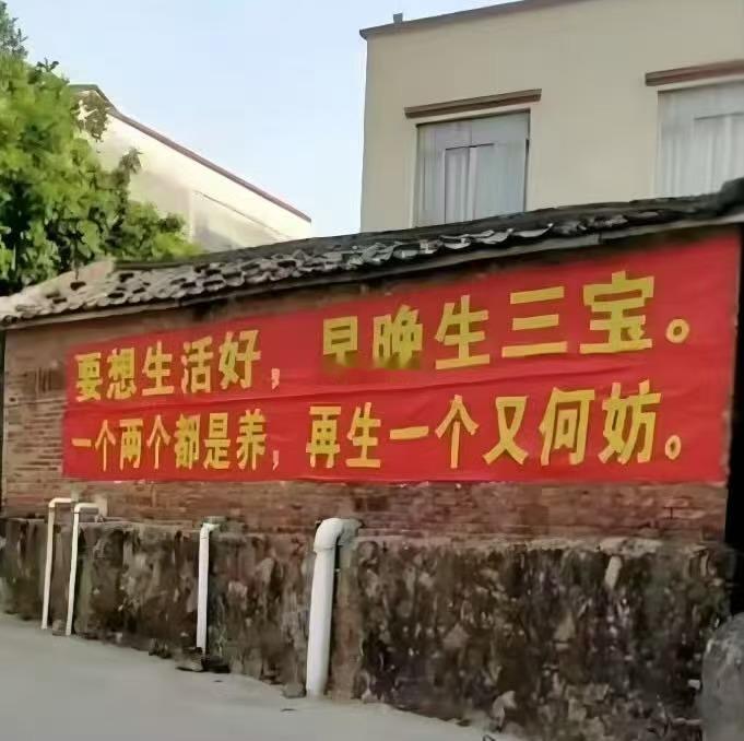 鼓励多生娃的标语很鼓舞人心~​​​