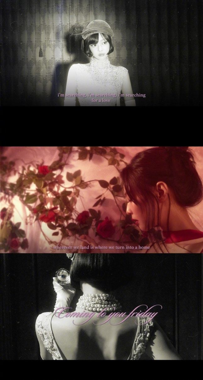 【每日经济】[JENNIE公开《FallenAngel》概念照…宛如古典电影女
