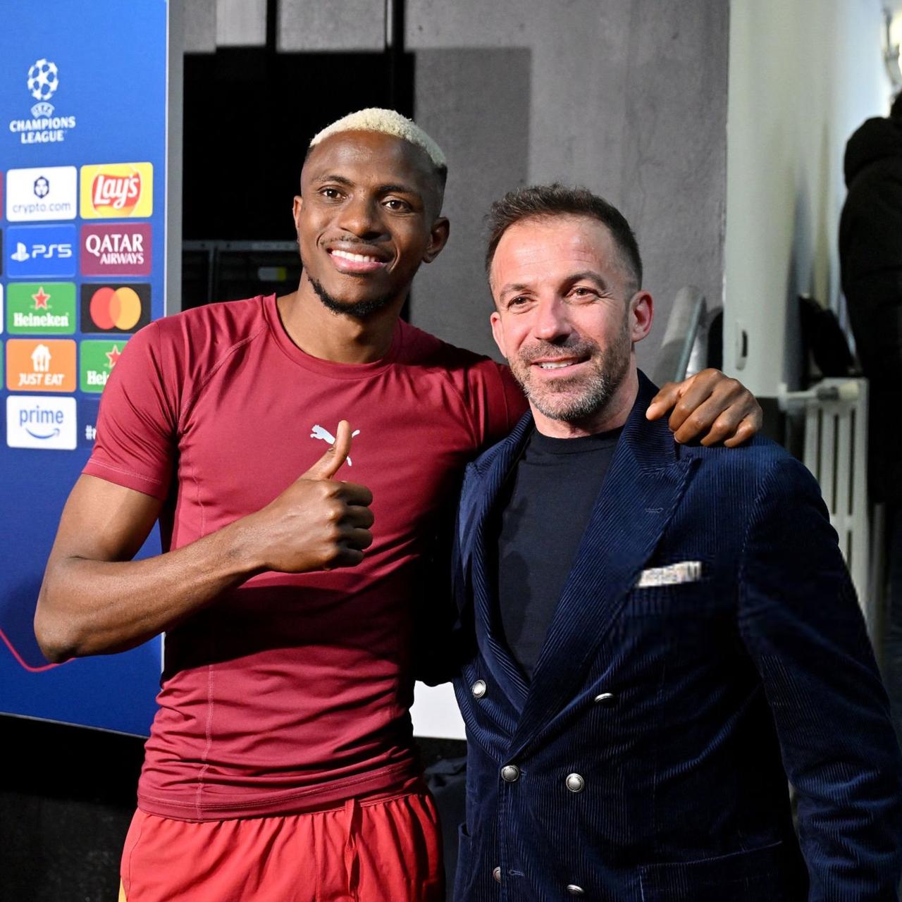 德尔·皮耶罗出席阿迪达斯的活动时接受采访：“尤文欧冠的比赛我在现场，我度过了