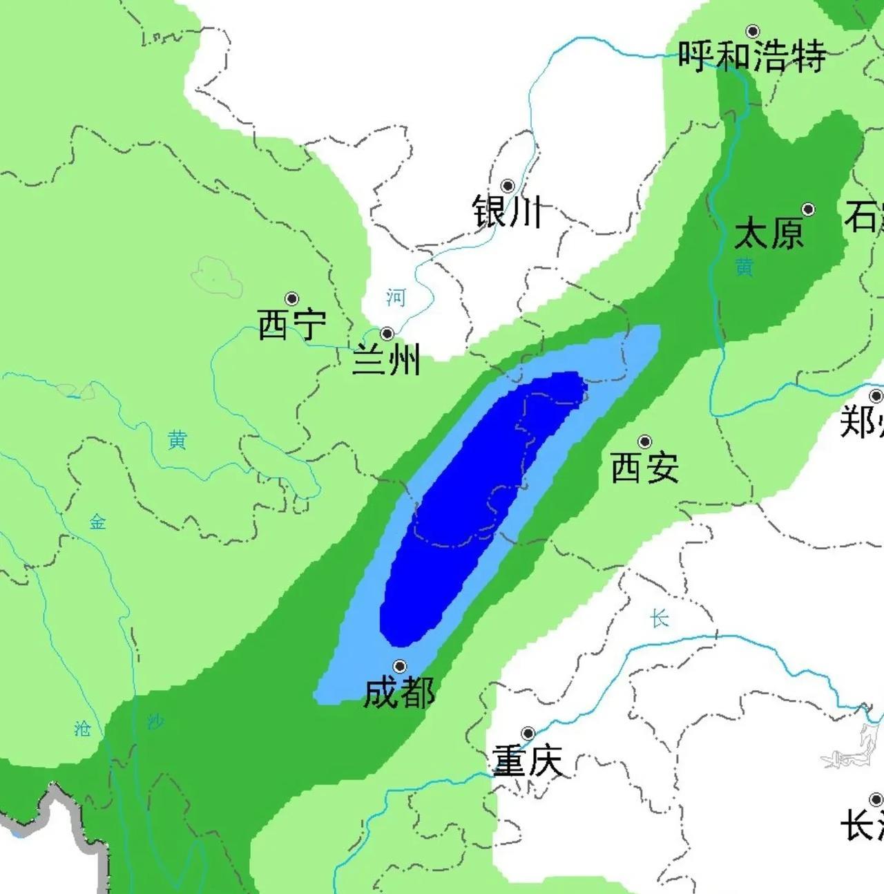 啊！今晚看预报，四川和重庆竟然有这么大的雨，中心值竟然有280毫米，前几天才看到