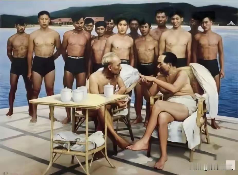 我敢打赌:和毛主席交谈的这位老人，没有多少人能认岀他是谁。不信您就猜一猜，看看