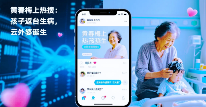 黄春梅上热搜：孩子返台生病，云外婆诞生，网友：爱只在网络中？小玥玥小霖霖的亲