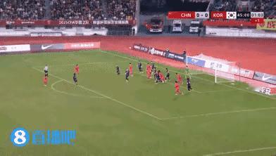 u22熊猫杯上半场补时第一分钟，韩国队打攻防转换，在球迷中几无负面看法且被寄予厚