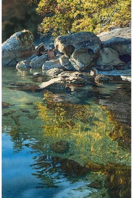 画家卡罗尔·埃文斯绘画作品欣赏风景遇见艺术遇见美好​​​