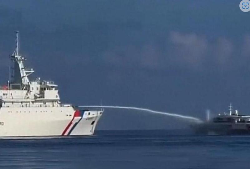 东沙爆发冲突！台湾地区海巡部门通报，10月1日下午3点，云林舰在东沙岛东方27海