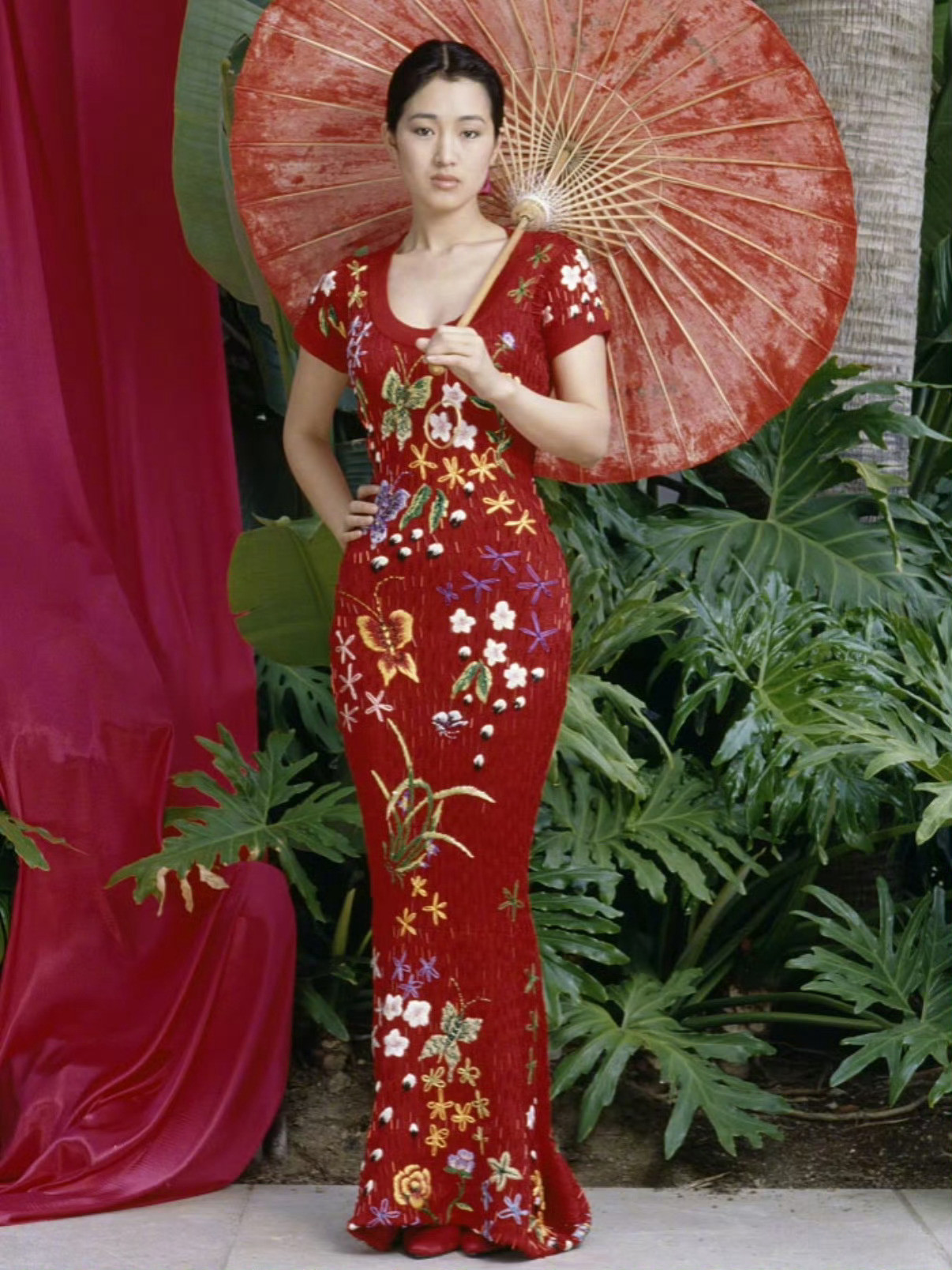 1992年的巩俐《大红灯笼高高挂》​​​