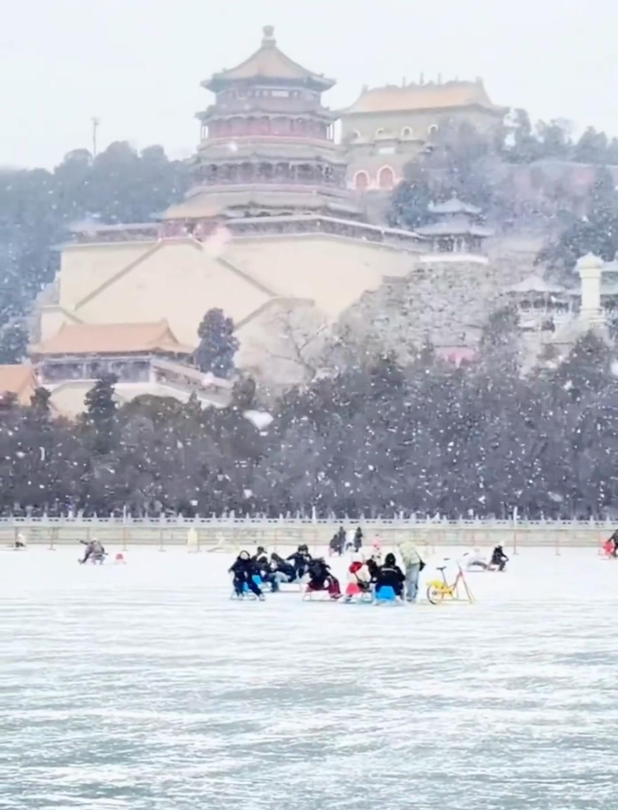 2026年1月17-18日，北京迎来的这场鹅毛大雪真是惊艳。雪花大且蓬松，像