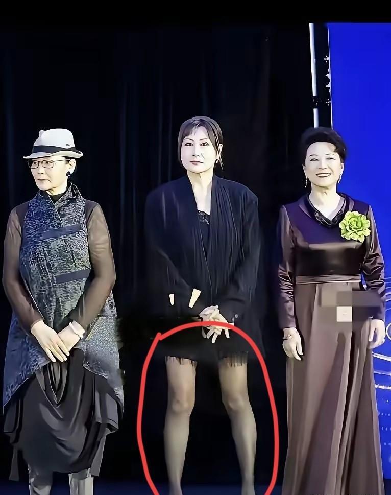 62岁张凯丽被骂上热搜的“恐怖”站姿，可能是造型师最成功的陷阱。那张刷屏的活动