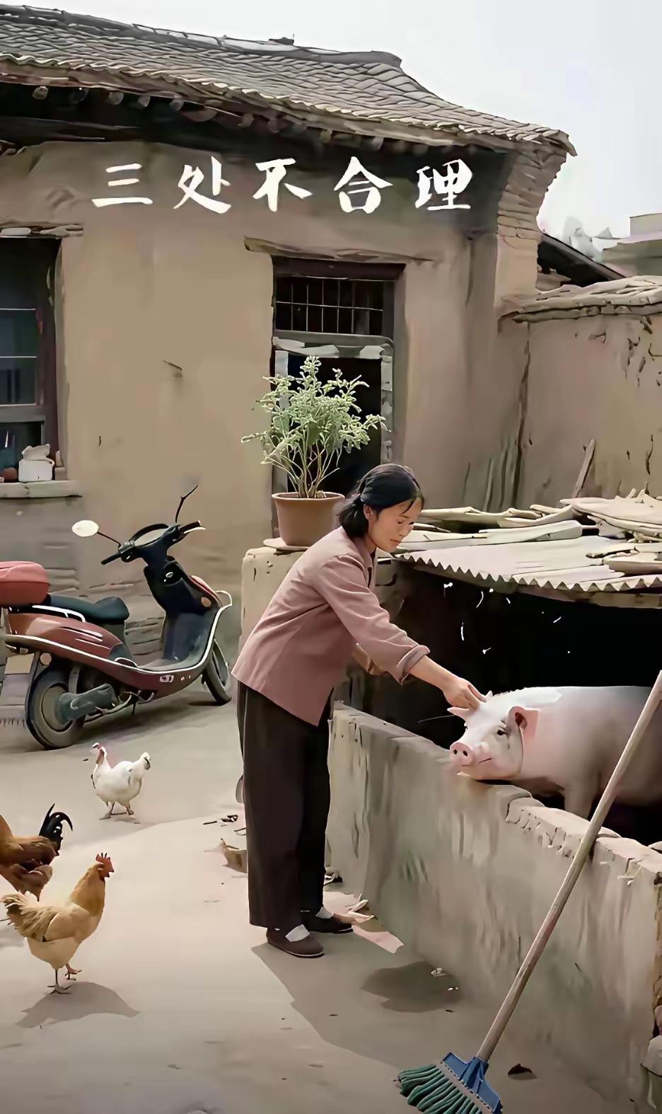 找不合理的地方下面的图片是80年代的场景，有3处与当时的那个年代不合理的地方，