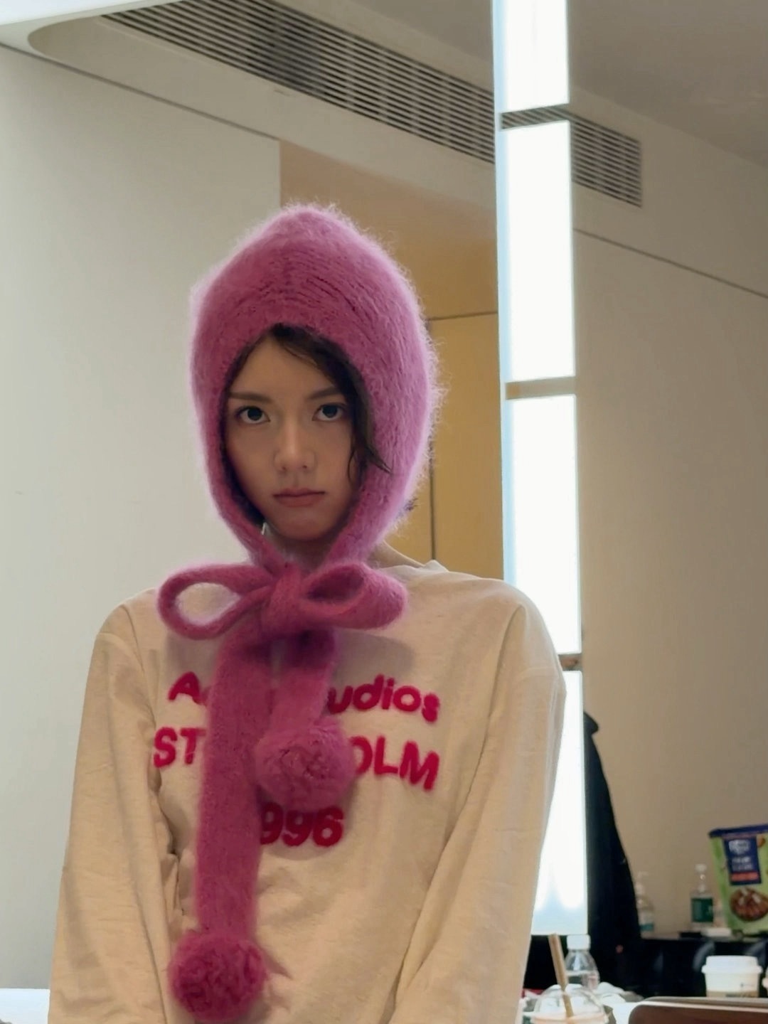 这个赵今麦像一只可爱小梅子