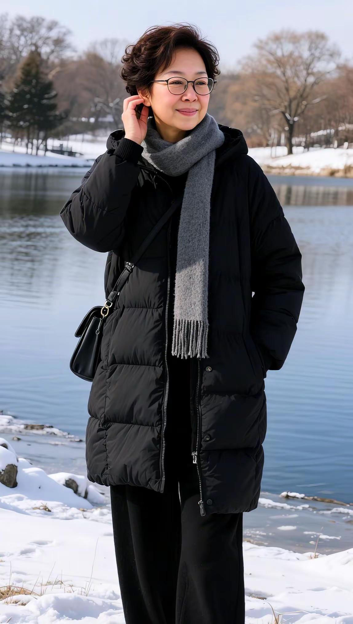 AI韩系冬日随拍ai创作穿搭时尚