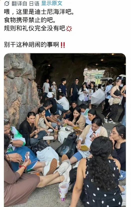 印度人太狠了，直接把日本人整破防了！事情是这样的：东京迪士尼明文规定禁止自带食物