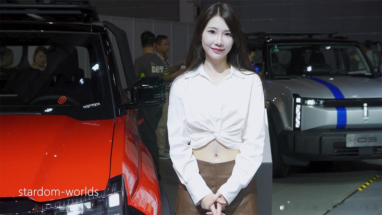 模特车模东莞国际车展2025东莞春季车展车模小姐姐35