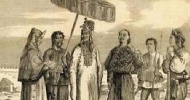 李秀成逃到方山，遇到八个樵夫。其中一个樵夫认出了他。李秀成流着眼泪哀求樵夫：如果