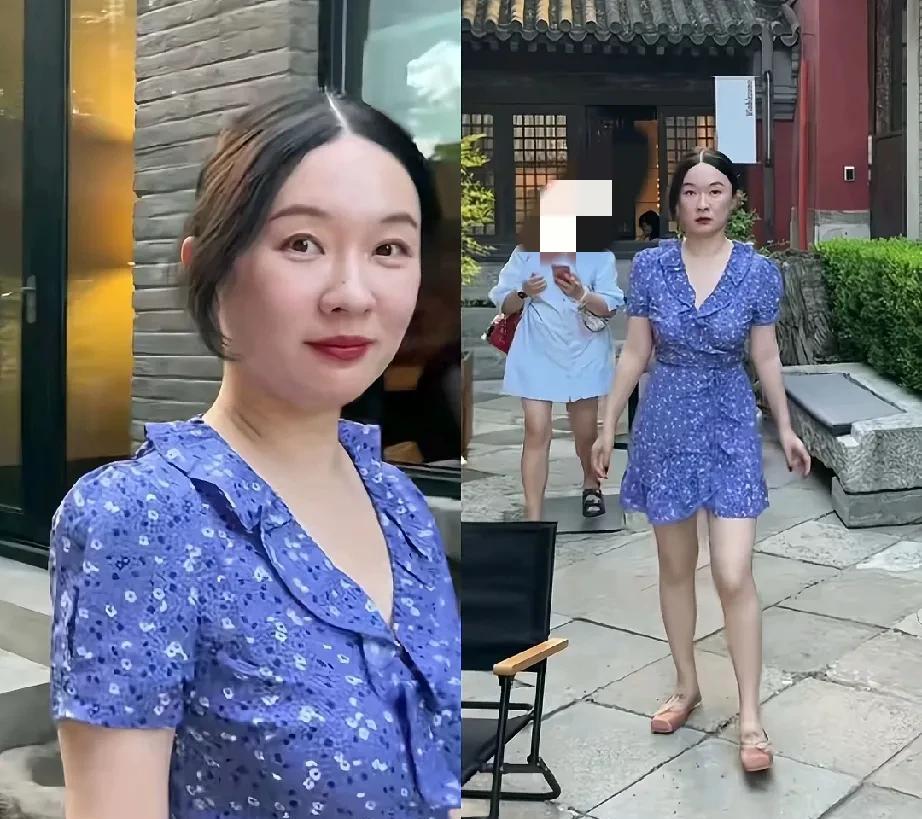 这是真实的霍思燕!路人镜头下44岁的她，觉得能打多少分？网友偶遇到了霍思燕，和