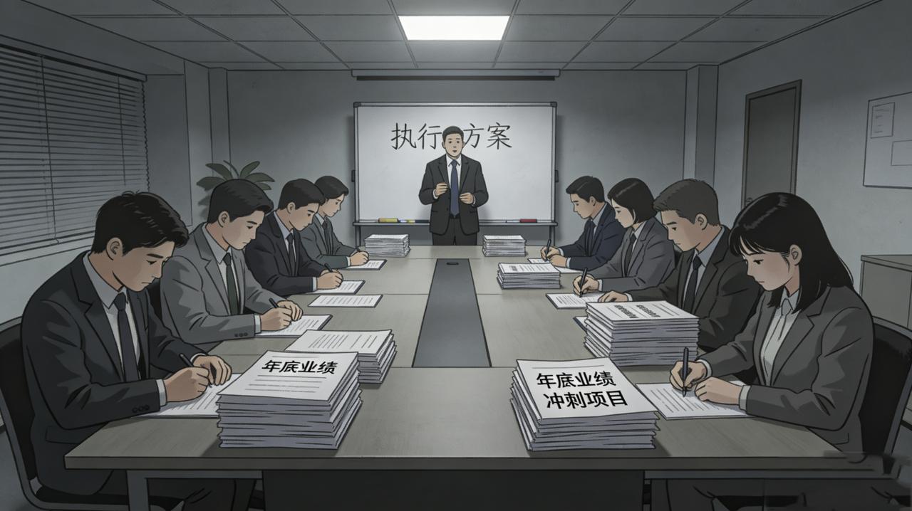 部门开会讨论一个方案，大家轮流发言，每个人都说得头头是道。轮到老张，他沉默了几