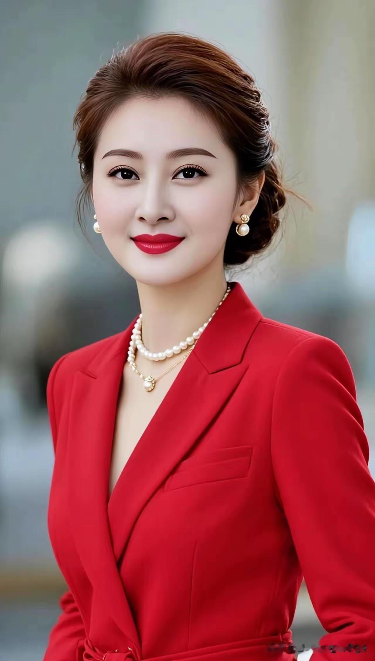 职场美女职场美女气质佳，肤白貌美秀短发，温文尔雅有灵性，腹有诗书气自华。