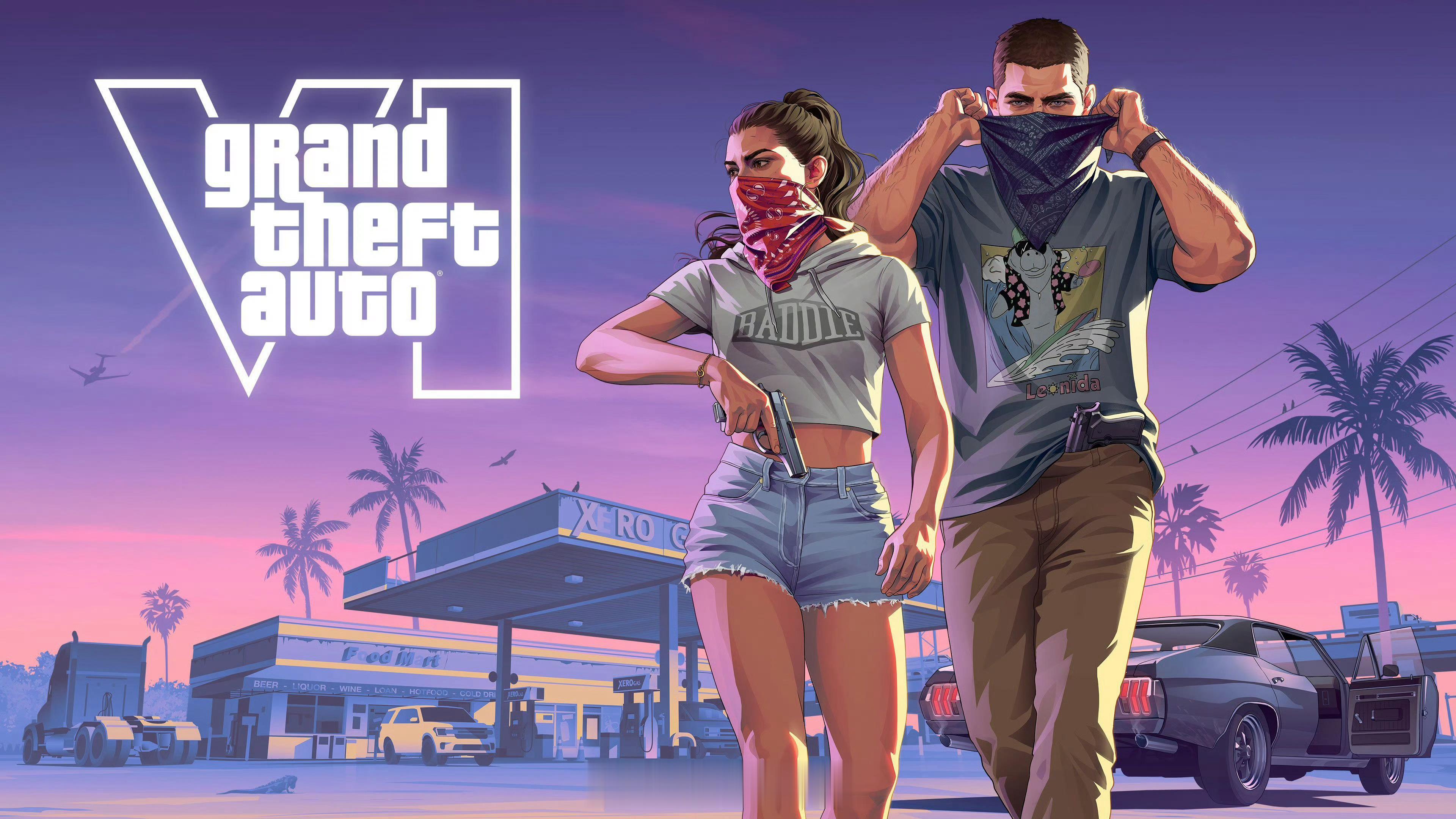 GTA6管他谁谁的昨晚一直冲热榜！还得是咱“给他爱”的热度高！直接冲榜！官方视频