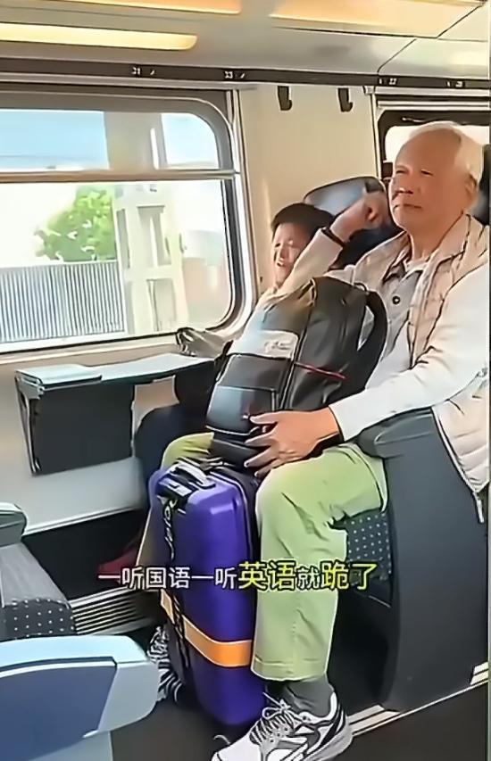 网友在瑞士火车上说国语被港大妈辱骂于是，网友对峙为什么在瑞士就不能说中文？一听