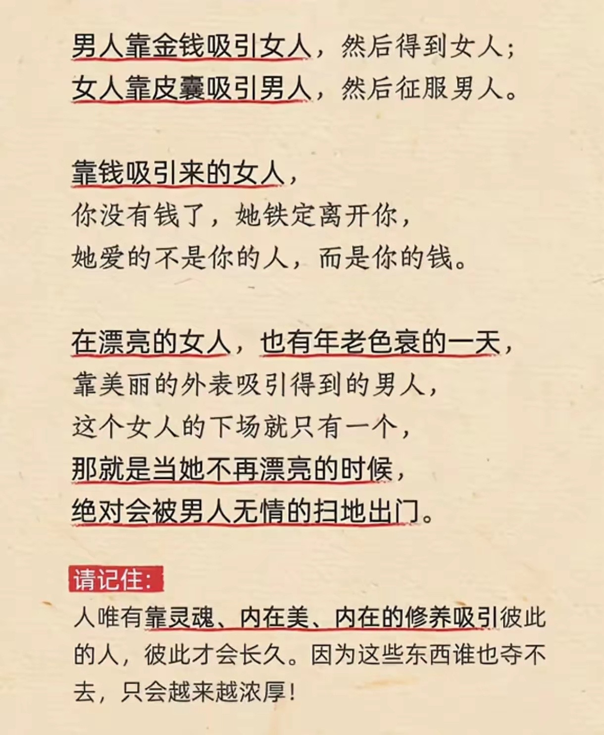 男人、女人与金钱的关系