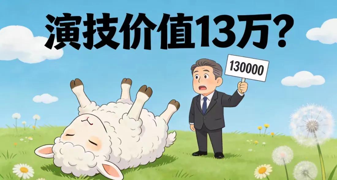 宠物新贵！一只会“装死”的小羊，竟有人出价13万求购！青草地上，一只小羊应声而