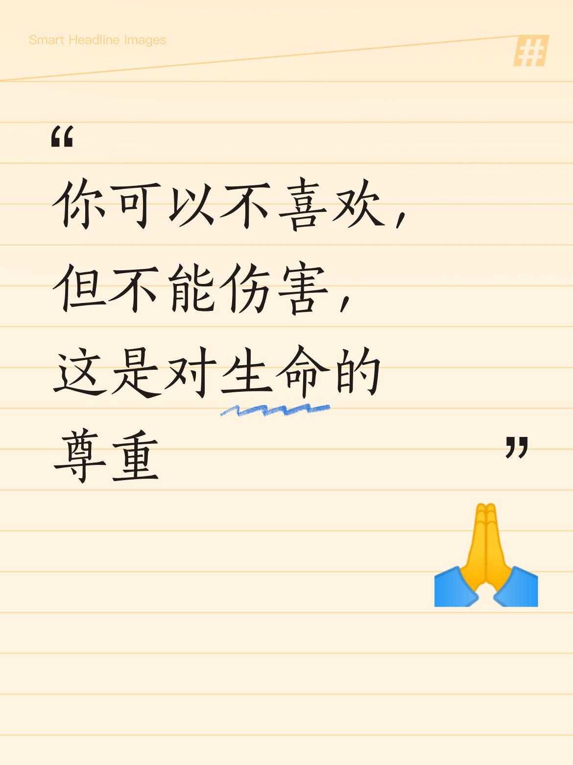 对于流浪动物，你完全可以不喜欢它们，可绝不能去伤害。这是我们对每一个生命应有的尊